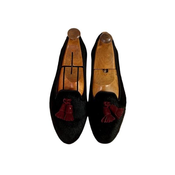 Fatima Guerrero Shoes Flats Mens 41 Slip-on Slippers Real Hair Leather Spain main image 15